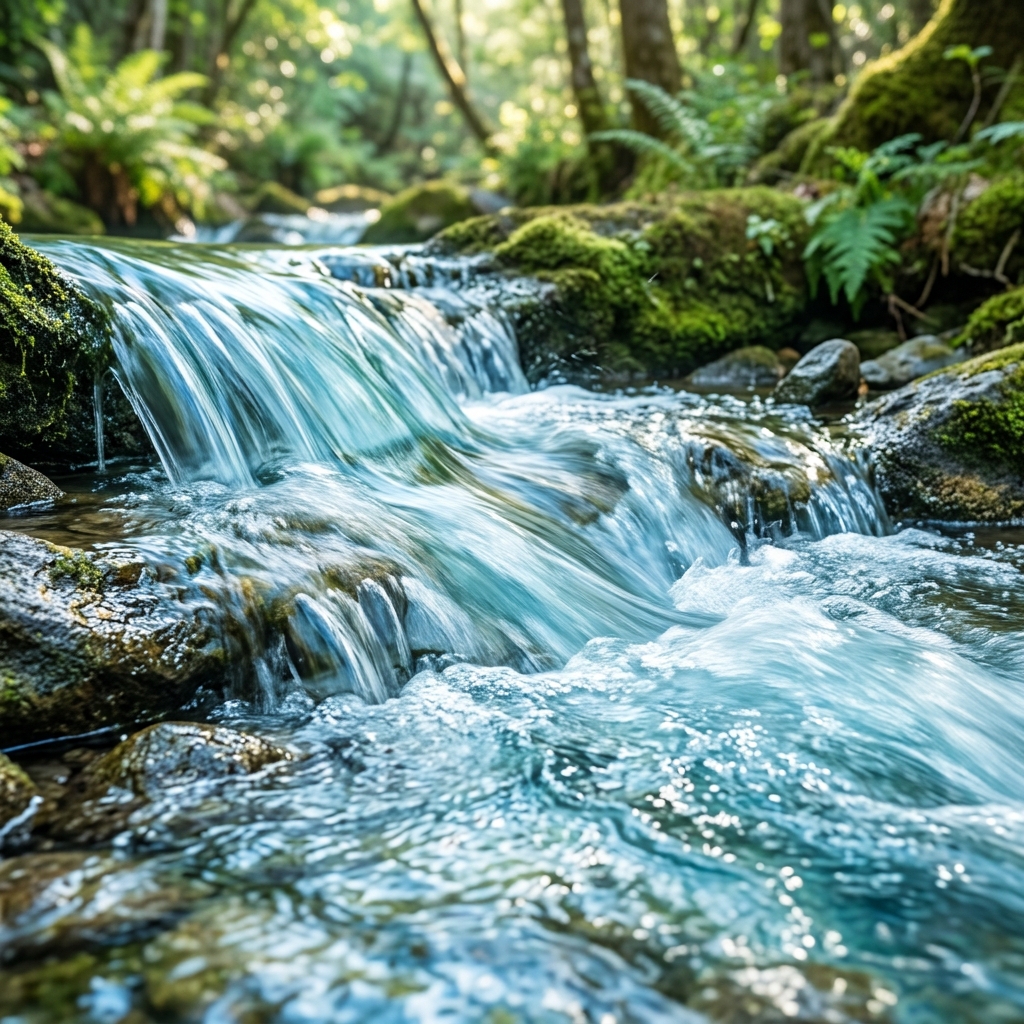 Flowing Spring Water